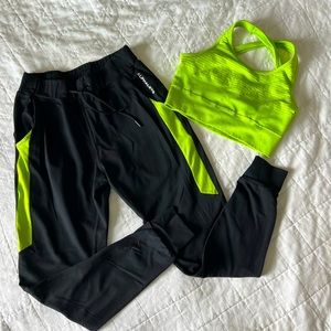 Alphalete Joggers & Sports Bra Set